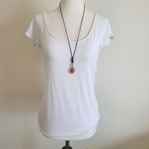 J. Crew white t-shirt